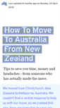 Mobile Screenshot of movetoaustralia.net